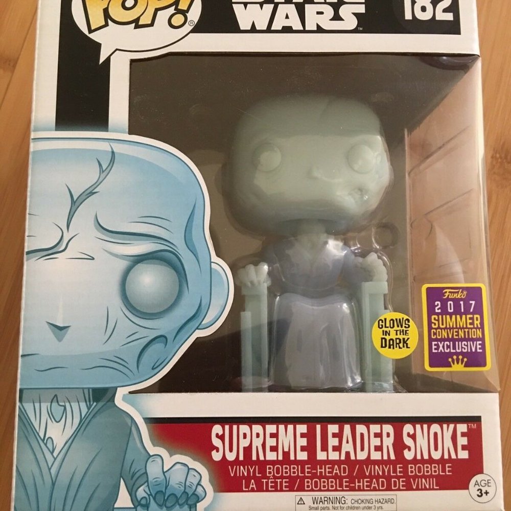 POP! Star Wars 6" Supreme Leader Snoke SDCC 2017 Glow in the Dark
